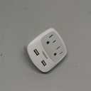 European Travel Plug Adapter Converter, TESSAN International Power Plug Converter with 2 USB, Type C Outlet Adaptor Charger for US to Most of Europe EU Iceland Spain Italy France Germany