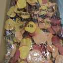 6 Pcs Artificial Eucalyptus Stems Fall Decorations with Fall Eucalyptus Leaves Autumn Decorations for Office and Home Artificial Plants for Floral Arrangement (Orange)