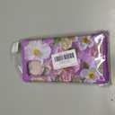 for Galaxy S23 Ultra Case,3 in 1 Oil Painting Flower Pattern Heavy Duty Shockproof Protection Silicone Rubber Bumper+Hard Plastic Protective Cover for Samsung S23 Ultra 6.8",Purple/Pink
