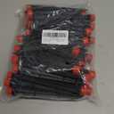 50pcs Drip Emitters for 1/4" Drip Irrigation Tubing, Adjustable 360 Degree Water Flow Drippers on 5" Arrow Stake, Garden Irrigation Drippers for (4-7mm) Watering System