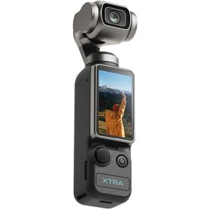 Xtra Muse, Vlogging Camera with 1'' CMOS & 4K/120fps Videos, Pocket Camera with 3-Axis Gimbal Stabilizer, Fast Focusing, Face/Object Tracking, Digital Video Camera for Photography, Digital Camera