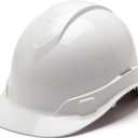 Pyramex Ridgeline Cap Style Hard Hat 4 Point Ratchet White