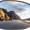LOIYLLEN Passenger Side Mirror Replacement for Honda Civic 2012 2013 - Right Side Mirror Glass, Rear View Mirrors Glass(Only for the rearview mirror assembly without heating& Without turn signal)