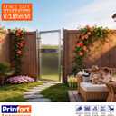 3x5FT(31.5"W x 59.0"H) Heavy Duty Chain Link Gate Easy Installation, Galvanized Steel Chain Link Gate Kit for Yard丨Pet Enclosure丨Backyard（Includes Galvanized Steel Pipes）