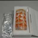 Bow Aesthetic Cup with Clear Gift Bag Glass Cup with Lid and Straw Trendy Iced Coffee Tumbler for Girls Sister Girlfriend Birthday Valentines Gifts Wedding Bridesmaid Bride Favor