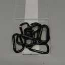 Heavy Duty Carabiner Clip, Steel Carabiners 1100lbs 3" D Shaped Spring Hook Small Clips for Hammocks, Hiking, Keychains, Outdoors and Gym, Dog Leash and Key Ring (10PCS 3'' Clips)