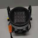 Outdoor Heaters for Patio, 1500W Portable Garage Heater with Overheat Protection & 3S Fast Heating, Non-Slip Cushion, Electric Space Heater for Patio, Garage, Greenhouse, Bedroom, Yellow