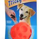 Omega Paw Authentic Tricky Treat Ball - Medium,Orange (Medium (3.5"))