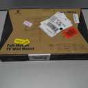 USX STAR UL Listed Full Motion TV Wall Mount Bracket for Most 37-90 inch TVs, Swivel Tilt Extension Level TV Mount, Max VESA 600x400mm, Holds up to 132lbs & 16" Wood Studs with Hole Drilling Template