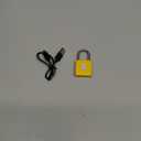 Pothunder Fingerprint Padlock, Smart Padlock, Locker Lock, Fingerprint Lock with APP Unlock, USB Rechargeable, Suitable for Gym Locker, Locker(Lemon Yellow)