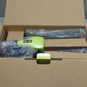 Leaf Blower Cordless - 21V Powerful Electric Leaf Blower with 2 Batteries and Charger, 2 Speed Modes, 2.0Ah Lightweight Battery Powered Leaf Blowers for Lawn Care, Patio, Dust, Blowing Leaves (Green)