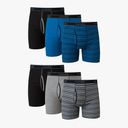 Hanes Men's Boxer Briefs, Cool Dri Moisture-Wicking Underwear, Cotton No-Ride-up for Men, Multi-Packs