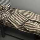 18 Pcs Brown Cabana Stripe Family Towels Set with Hanging Loop-6 Bath Sheets,6 Hand Towels,6 Washcloths Ultra Soft Bathroom Towel Highly Absorbent Quick Dry Shower Towel for Beach Chair,Spa,Gym,Hotel