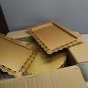 Set of 9 Cake Stands Metal Cupcake Stand Set Multiple Styles Candy Fruit Display Tower Dessert Plate Cake Serving Tray for Birthday Party Wedding Anniversary Baby Shower Engagement (Gold)