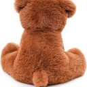 WEIGEDU Chocolate Labs Labrador Stuffed Animals, Stuffed Puppies, Retrievers Dog Plush Toys for Kids Boys Girls Birthday Bedtime Gifts, 7.9 inches, Brown Chocolate