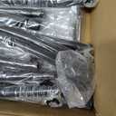 7 Ft Round Wedding Arch Stand with Metal Base for Flower Balloon Decoration, Circle Backdrop Stand Frame for Ceremony, Birthday Party, Baby Shower, Black