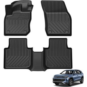 Floor Mats for VW Volkswagen Tiguan 2025 2026
All Weather Odorless Floor Liners, Custom Fit Precise Coverage, Waterproof Non-Slip TPE Material, Easy to Clean