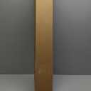 Plow & Hearth 32"x60" Half Round Fireproof Hearth Rug | 2 Layer Fiberglass Mat | Protect Hardwood/Carpet from Sparks & Embers Wood Stove (Tan)