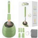 Electric Makeup Brush Cleaner Machine -15000RPM Fast Deep Cleaning and Dry Make Up Brushes Efficient Cleaning with Storage Cas, Portable Spinning Washer, Gift for Women-Green