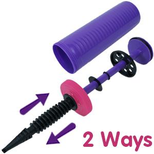 Balloon Pump Hand Held, Inflator Air Pump for Balloons - 2Way Dual Action, 4 Pack: