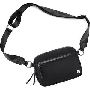 WESTBRONCO Small Crossbody Bags for Women Nylon with Adjustable Strap, Zipper Crossbody Purse, 1L Shoulder Bag for Travel