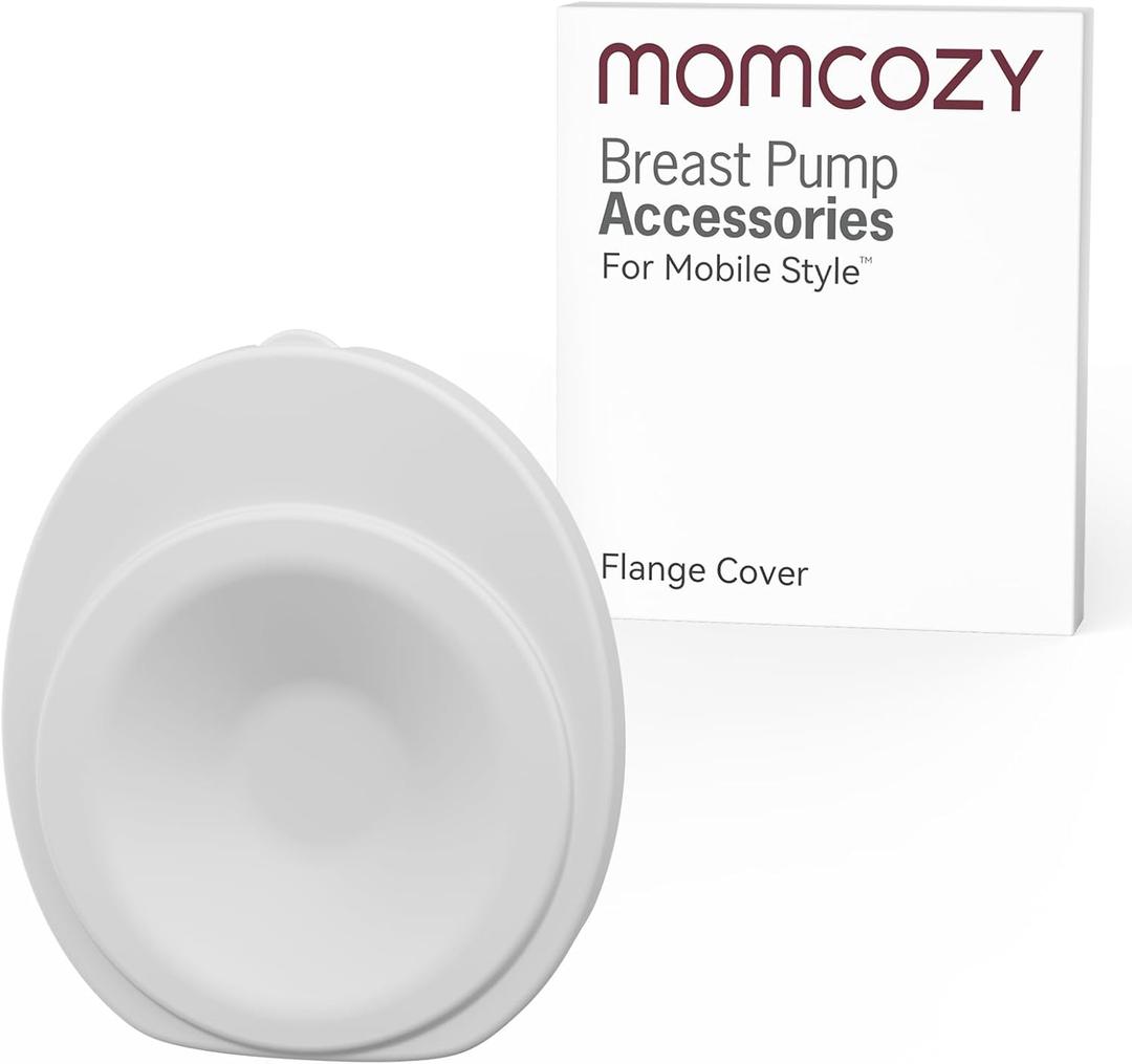 Momcozy Mobile Style | M6 Flange Cover, Original Mobile Style | M6 Breast Pump Replacement Accessories (White)