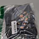 HEELE Dog Harness, No Pull Adjustable Padded Reflective Harness for Small Medium Large Dogs with Handle for Walking Training, Flower-Black, M