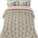 Peanuts Charlie Brown & Snoopy Classic Pals Super Soft Comforter and Sheet Set, 5 Piece Full Size, (Officially Licensed Product) Franco Collectibles
