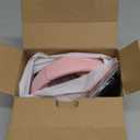 BERIBES Bluetooth Headphones Over Ear, 65H Playtime and 6 EQ Music Modes Wireless Headphones with Microphone, HiFi Stereo Foldable Lightweight Headsets, Deep Bass for Home Office Cellphone PC Ect. (Pink)