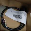 7 Way Trailer Cord,4FT Heavy Duty 7 Way Trailer Plug Inline Cord Wire Harness Cable Double Prongs Connector 7 pin Trailer Wiring Harness 4 Feet for Camper Blade Molded RV Cable Wire(4ft)