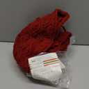 Mr. Pen- Small Christmas Tree Skirt, 24", Red Knitted Christmas Skirt Tree