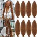 Xtrend 24 Inch 8 Packs Pre-Separated Springy Afro Twist Hair for Butterfly Locs Long Spring Twsit Crochet Braiding Hair Honey Blond Synthetic Marley Twist Hair Extension for Black Women 27#