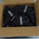 Weighted Vest, 6lb/8lb/12lb/16lb/20lb/25lb Weighted Vest Woman with Detachable Phone Pouch, Suitable for Women, Men, Ideal for Workout, Strength Training, Fitness, Running, Weight Loss, Walking (Black)