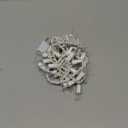 Novelty Lights 7 Feet 20 LED String Light, Warm White on White Wire, 4" Spacing Short Fairy Lights, Connectable End-to-End, UL Listed for Indoor/Outdoor