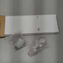 Drying Rack Clothing, Clothes Drying Rack Wall Mounted, Laundry Drying Rack Wall Mount, Foldable, Collapsible, 60 lb Capacity 5 Aluminium Poles with 12 Hooks, Space Saving Clothes Drying Rack, White 40"