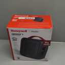 Honeywell UberHeat 5 Portable Ceramic 1500W Space Heater. Indoor space heater for Small Rooms, Bedrooms, and Homes. Fast Heating with Tip-over Protection - Black, HEC210B