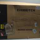 Range Hood 30inch Under Cabinet, 900CFM Black Kitchen Vent Hood with Gesture/Touch Control and Permanent Stainless Steel Filters, Ducted Vent, Top and Rear Vents