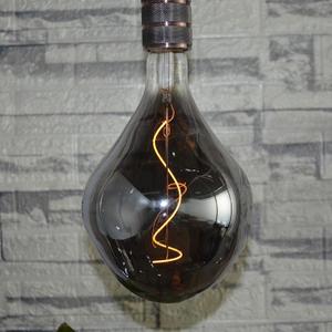 SD LUX Oversized Vintage LED Light Bulbs 5W, Medium Base E26, Giant Edison Bulb Large Decorative Bulb, Huge Edison Light, Dimmable 200LM(15W Equi) Pendant Lighting Warm White 2200K,1 Pack (A165-Smoke)