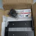 Starunder 6 Pack Floating Shelf Brackets, 6 Inch Heavy Duty Industrial Shelf Bracket, Black Metal L Brackets for Shelves Support DIY(1/5 Inch Thicked)