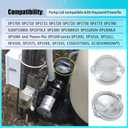 SPX1500D2A Pool Pump Lid with O-Ring Compatible with Hayward PowerFlo/LX SP1500,SP1700,SP1580 etc, XQK Grade Clear Pool Pump Strainer Cover Replacement Parts for the Above Ground Pool Filter Pump