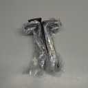 8 Pack - 6 inch Black Hidden L Shelf Bracket (1/5 Inch Thicked) Iron Floating Shelf Brackets Rustic Industrial Metal Brackets for Shelf Support