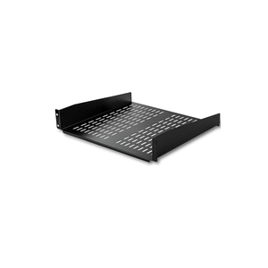 StarTech.com 2U Server Rack Shelf - Universal Vented Rack Mount Cantilever Tray for 19" Network Equipment Rack & Cabinet - Heavy Duty Steel - Weight Capacity 50lb/23kg - 16" Deep Shelf, TAA