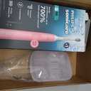 Philips Sonicare 4100 Rechargeable Electric Toothbrush, Advanced Plaque Removal, Pressure Sensor, Includes Brush Head Case, Deep Pink BD5004AZ