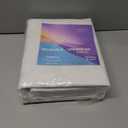 2 Pack Reusable Washable Bed Pads Tuckable Fit Twin Bed 34X36 Absorbent Waterproof Quilted Cotton Top Underpad Mattress Protector for Adult, Toddler ,Pet (White)