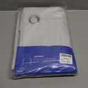 MIULEE Blackout Curtains for Bedroom Living Room 84 Inches Long 2 Panels, Thermal Insulated Room Darkening Drapes Solid Grommet Noise Reduction Light Blocking Window Curtains 40x84 Inch Greyish White