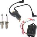 WFLNHB Ignition Coil AC CDI Ignitor Replacement for EZGO Gas 4 Cycle Golf Cart 1996-1998 72562-G01 26652-G01