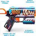 2 x XSHOT Skins Flux Blaster with 16 Darts - Beast Out Skin (2 Pack) by ZURU, Easy Reload, Air Pocket Dart Technology, Toy Foam Blaster for Kids, Teens and Adults