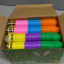 [6 Golden Eggs] 200 PCS Plastic Easter Eggs 2.3" Fillable Easter Eggs Fillable Colorful Bright Empty Plastic Eggs Bulks Easter Hunt Filling Treats Easter Basket Stuffers Party Favor