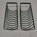 Hat Organizer for Baseball Caps - Space Saving Hat Stand Hold 20 Caps - Premium Metal Hat Rack for Baseball Caps Display & Organizer Neat and Orderly for Closet (Black 2 Pack)