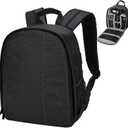 Camera Backpack Professional Camera Bag for DSLR/SLR Mirrorless Camera, Photography Backpack Case for Women Men Photographers, Camera Case Compatible with Canon Nikon Sony Digital Lens (Grey)